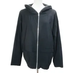 コムサ COMME CA メリルハイテンション ブルゾン ジャケット ジップアップ 異素材 11 L相当 黒 ブラック 1504VY03 /Xのサムネイル