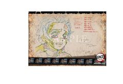 단문 탄지로 ufotable cafe 귀멸의 칼날 무한 열차편 콜라보레이션 카페 2기 후반 런천 매트 준문 탄지로 굿즈 종이제