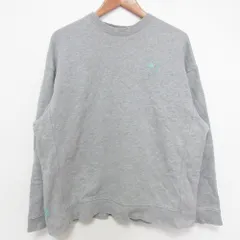良品 adidas by STELLA McCARTNEY アディダス ステラマッカートニー コラボ ロゴプリント スウェット トレーナー サイズS グレー レディース 古着 中古 USED