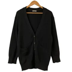 美品 yori ヨリ Ｖネック ニットカーディガン YR2135-039SP サイズF ダークネイビー レディース 古着 中古 USEDのサムネイル