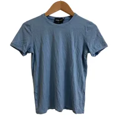美品 GIORGIO ARMANI ジョルジオアルマーニ クラシコ ストレッチ ショートスリーブ Tシャツ カットソー サイズ40 サックスブルー レディース 古着 中古 USEDのサムネイル