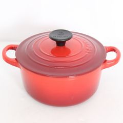 STAUB ストウブ ピコ・ココット ラウンド22 チェリー レッド 両手鍋