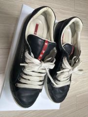PRADA レザー スニーカー 4T1836 9 NERO ハイカット - メルカリ