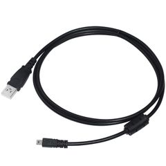 [Stock Clearance Sale] Replacement USB Cable for Sony W730 W800 DSC-W710 H300 W810 DSC-H200 Cyber-Shot W830 Digital Camera W370 (1m / Black) - Camera Transfer Data Sync Charging Cord 8-pin