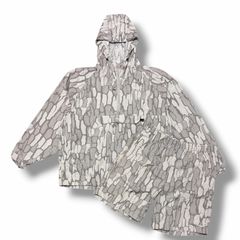 未使用 MINUS  Slash Seam Army Parka With Stencil(INSIDE-OUT) ステンシルパーカー マイナス M-P1-TP4 FADED SPOTSTAIN 2 （12585M） 未使用 MINUS Slash Seam Army Parka With Stencil(INSIDE-OUT