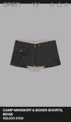 スカート openyyCAMP MINISKIRT & BOXER SHORTS, openyy CAMP MINISKIRT & BOXER SHORTS - メルカリ