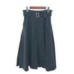FOXEY BOUTIQUE フォクシーブティック ベルテッドフレアスカート サイズ:38 ロング 39323   チャコールグレー レディース / 241019002328のサムネイル