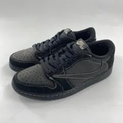 【中古】Travis Scott × NIKE Air Jordan 1 Low OG SP Black Phantom スニーカー 28cm DM7866-001 ブラック トラヴィススコット ナイキ[10]のサムネイル