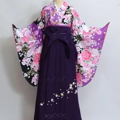 着物袴セット ジュニア用へ直し 135～150cm 百花繚乱 NO15449-2 - メルカリ