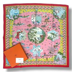 HERMES Tea Time カレ70 スカーフ 額装品 - メルカリ