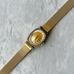 オメガ カットガラス ヴィンテージ 手巻き ゴールド 1960s - メルカリ