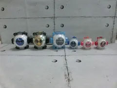 【TAKA115-13】◇仮面ライダーゴースト ゴーストアイコン まとめて６個セット (DXゴースドライバー連動3個＋キーチェーン３個)