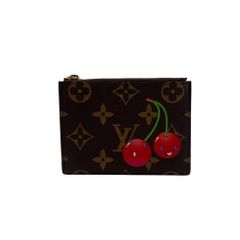 ヴィトン×村上隆 LV×TM ポルトフォイユリサ レザー コンパクト