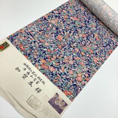 中古品 未使用 紬反物 小千谷紬 幾何学 正絹 R924 - メルカリ