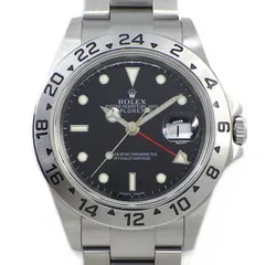 ロレックス Rolex 腕時計 エクスプローラーII 16570 Z番 2006年製 GMT デイト 夜光インデックス 夜光針 ブラック 文字盤 SS 自動巻き 【中古】のサムネイル