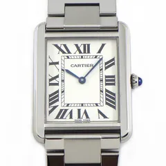 カルティエ Cartier 腕時計 タンクソロLM W5200014 レクタンギュラー シルバー文字盤 ローマンインデックス SS クオーツアナログ 【中古】のサムネイル