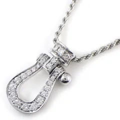 フレッド FRED ネックレス フォース10 ミディアム パヴェ ダイヤモンド K18WG 【中古】のサムネイル
