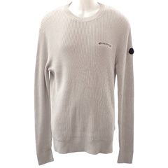 MONCLER】一度使用 ベージュニット 春夏SS Lサイズ - メルカリ
