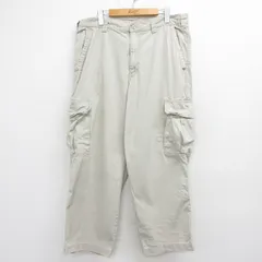 W36/古着 オールドネイビー OLD NAVY カーゴ パンツ メンズ 00年代 00s コットン ベージュ 26may16のサムネイル