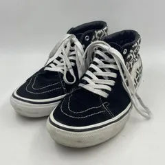 【中古】Supreme×Vans 21SS Monogram S Logo Skate Grasso Mid ブラック 27cm シュプリーム バンズ[24]のサムネイル