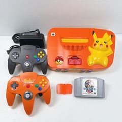 Nintendo 64 ピカチュウエディション 本体 カセットセット - メルカリ