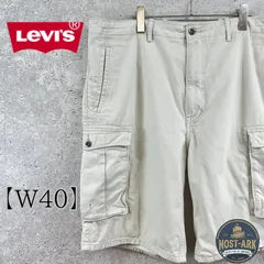 P003【Levi's】アイボリー カーゴショーツ ミリタリー〔40〕のサムネイル