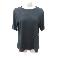 ヒロコビス HIROKO BIS カットソー 半袖 13AB XL チャコールグレー /YIのサムネイル