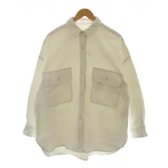 バビロン BABYLONE 24AW デニムビッグシャツ ジャケット Gジャン 上着 F 白 ホワイト 長袖 レギュラーカラー /LPのサムネイル