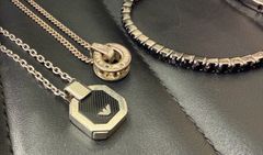 ☆NA05492 TIFFANY ティファニー オープンハート ネックレス シルバー