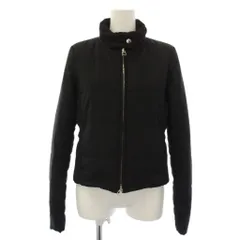 エルメス HERMES SELLIER 中綿ジャケット ショート丈 スタンドカラー セリエボタン S 黒 /KHのサムネイル