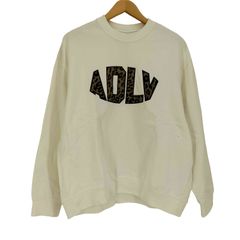 ユーズドフルギ USED古着 acme de la vie レオパードロゴ クルーネックスウェット レディース JPN：1