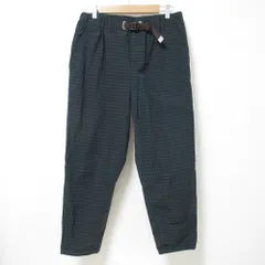 美品 23SS Kolor BEACON カラービーコン チェック柄 ナイロンテーパードパンツ イージーパンツ 1 グリーン メンズ 古着 中古 USEDのサムネイル
