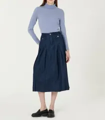 KEITHキース デニム ロング丈スカートのサムネイル