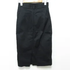 良品 DSQUARED2 ディースクエアード ストレッチ バックスリット タイトスカート サイズ38 ブラック レディース 古着 中古 USEDのサムネイル
