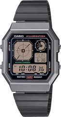 デカ文字 】販売停止カシオW-221H-1AJF デジタル腕時計ブラック - メルカリ