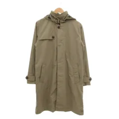 エーグル AIGLE コート ナイロンジャケット M ベージュ フード付き 長袖 ミドル丈 /NU ■ECF005のサムネイル