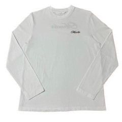 最新☆ モンクレール 白ワッペン 長袖Tシャツ L 国内正規品 5S594 