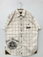 FREAKY シャツ/ブラウス XLARGE アイボリー コットン その他総柄 ミドル丈 半袖 レギュラーカラー メンズのサムネイル