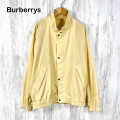 古着 90s Burberrys ヴィンテージ バーバリーズ ホースロゴ刺繡 イングトップ ブルゾン イエローのサムネイル