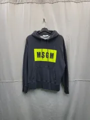 MSGM オーバーサイズフィット 蛍光 ロゴ フーディーのサムネイル