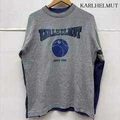 カールヘルム 日本製 コットン フェルト ワッペン プリント 重ね着 レイヤード ロンT カットソー メンズ M ISItems【USED】【古着】【中古】50161034のサムネイル