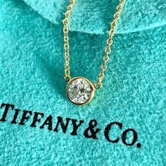 Tiffany バイザヤード ダイヤモンド Au750 ネックレス 5.4mm - メルカリ