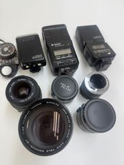 美品Mamiya M645用 オート中間リング 5点セット / フィルムバック