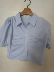 新品)ショート シャーリング シャツのサムネイル