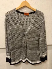 M4  ミッソーニ　MISSONI カーディガン　レーヨン100%　48サイズのサムネイル