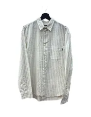 ステューシー STUSSY 90’s 90年代 コットン チェックシャツ COTTON SHIRT ステンカラー ロングスリーブ 胸ポケット USA製 WHITE 白 長袖シャツ チェック ホワイト Lサイズ 104MT-3280のサムネイル