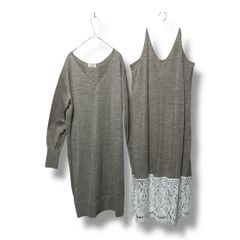 J.N Hearts ジェイエヌハーツ リボンワンピース パフスリーブ フレア 