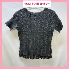 YUKI TORII ユキ トリイ トップス カットソー ブラック 半袖トップスのサムネイル