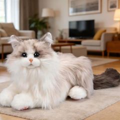 Chongker ハンドメイド 猫 ぬいぐるみ 重みあり 3kg 大きい - メルカリ