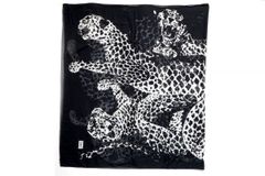 イヴ サンローラン シルク 超大判 ストール スカーフ 234cm YSL ヒョウ